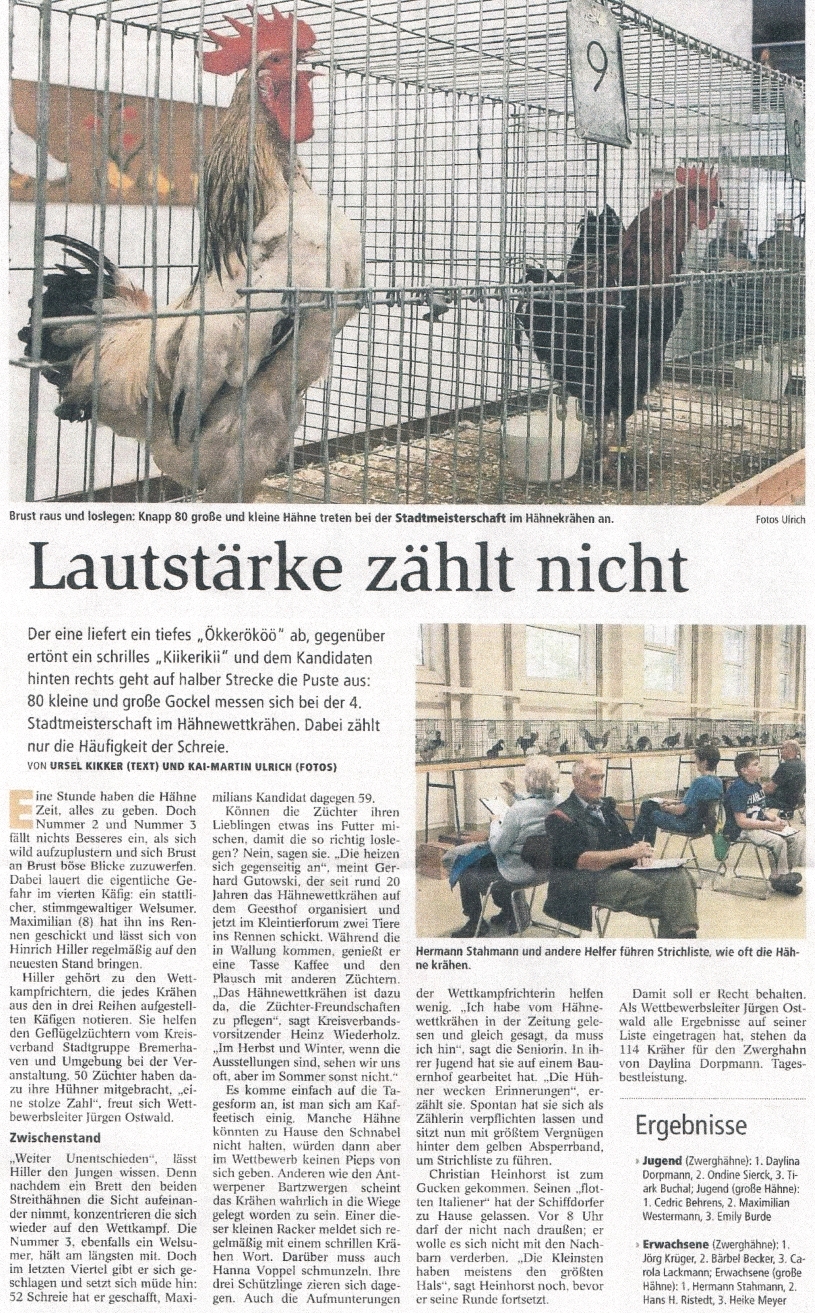 Lautstaerke zaehlt nicht